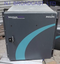 Philips / grass valley 96x96 AES router in venus 2001 frame comes with 2x power