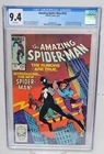 AMAZING SPIDER-MAN #252 CGC 9.4 White Pages Marvel 1984 1st Black Costume Direct