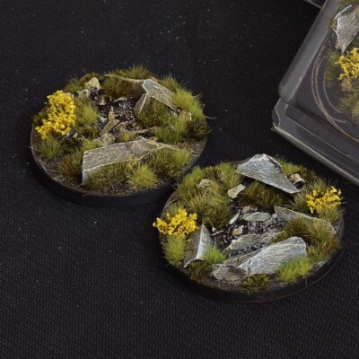 Highland Battle Ready Bases - 60mm Round - Brandneu - Gamer Grass