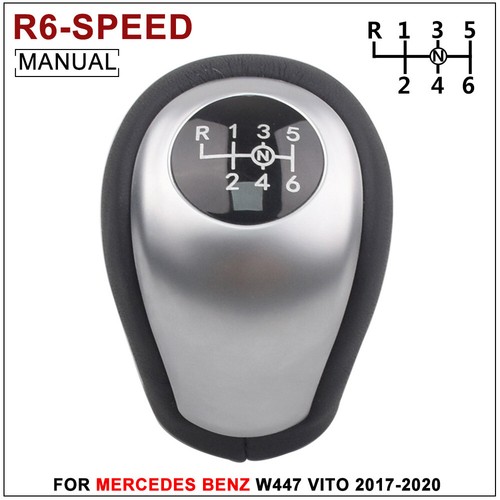 Gear Shift Knob 6 Speed For For Mercedes Benz W447 Vito 2017 2018-2020 - Foto 7 di 7