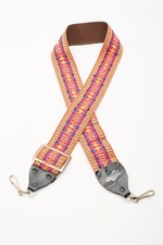 RETRO camera shoulder Strap Red Yellow Green Blue Black Hippie Type Groovie