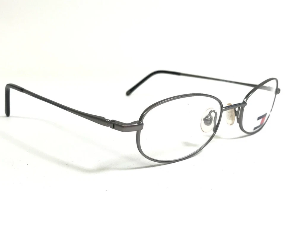 Monturas de gafas Tommy Hilfiger THI266 251 gris redondo borde de alambre completo 49-19-140 Foto 2 de 4