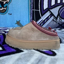 Size 8 - UGG Brand Women's Tazz Platform Slipper Shoes Chestnut