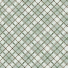 Lakeside Days By P&B Textiles - Green Plaid  #5736-G
