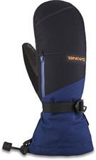Dakine Leather Titan GoreTex Mitts Mens Large Deep Blue w/ Removable Liners New