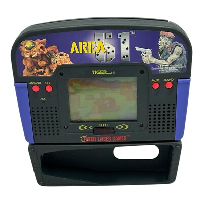 AREA 51 Tiger Electronics 1995 Handheld Video Game Parts/Repair Not Working