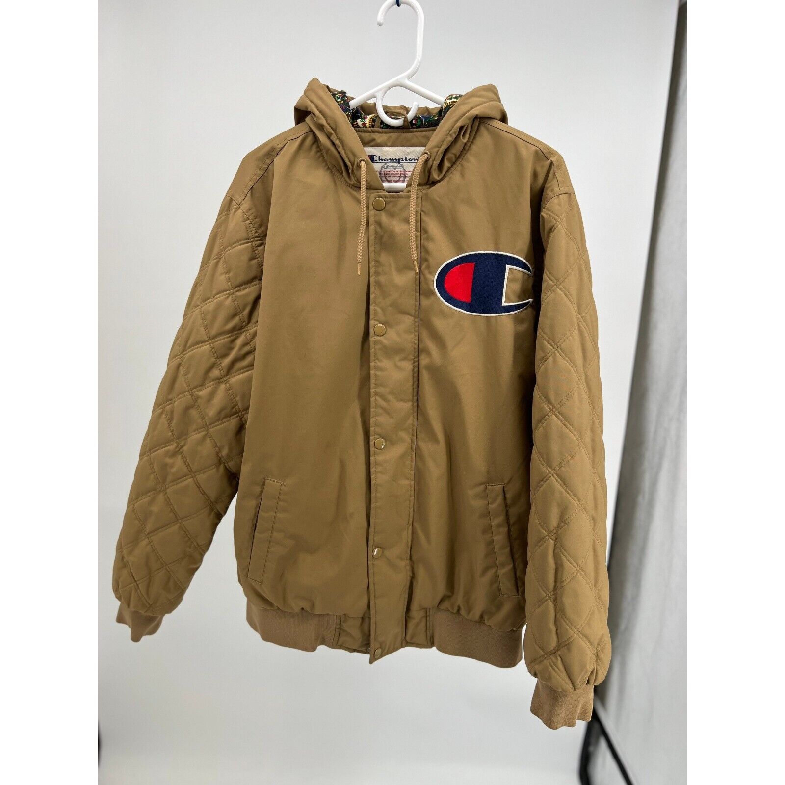 Supreme Champion Paisley Quilted Jacket F/W13- Beige - Preowned