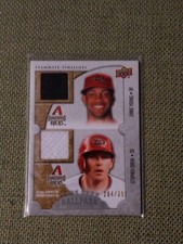 (2009)*UD Ballpark Collection*STEPHEN DREW*CHRIS YOUNG* D-Backs* Dual Jersey #'d
