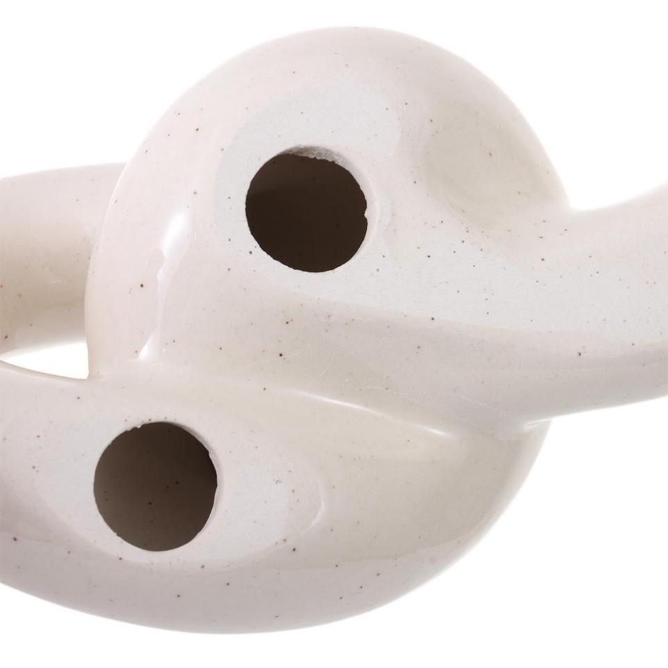 Ceramic Modern Candlestick Holder White Abstract Art TV Stand eBay