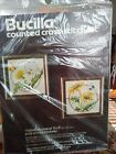 Nos Bucilla Counted Cross Stitch Kit Natures Cameos Butterfly Bee Flower Daisy