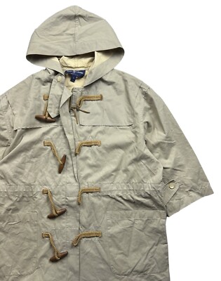 Vintage Polo Ralph Lauren Duffle Yacht Sailing Coat 80s Made In USA Size Small