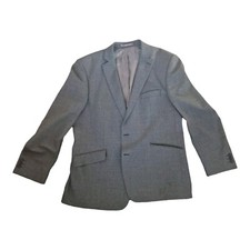 Vintage Old Style Jeff Banks Stvdio Mens Grey Suit Blazer Chest 46" Formal