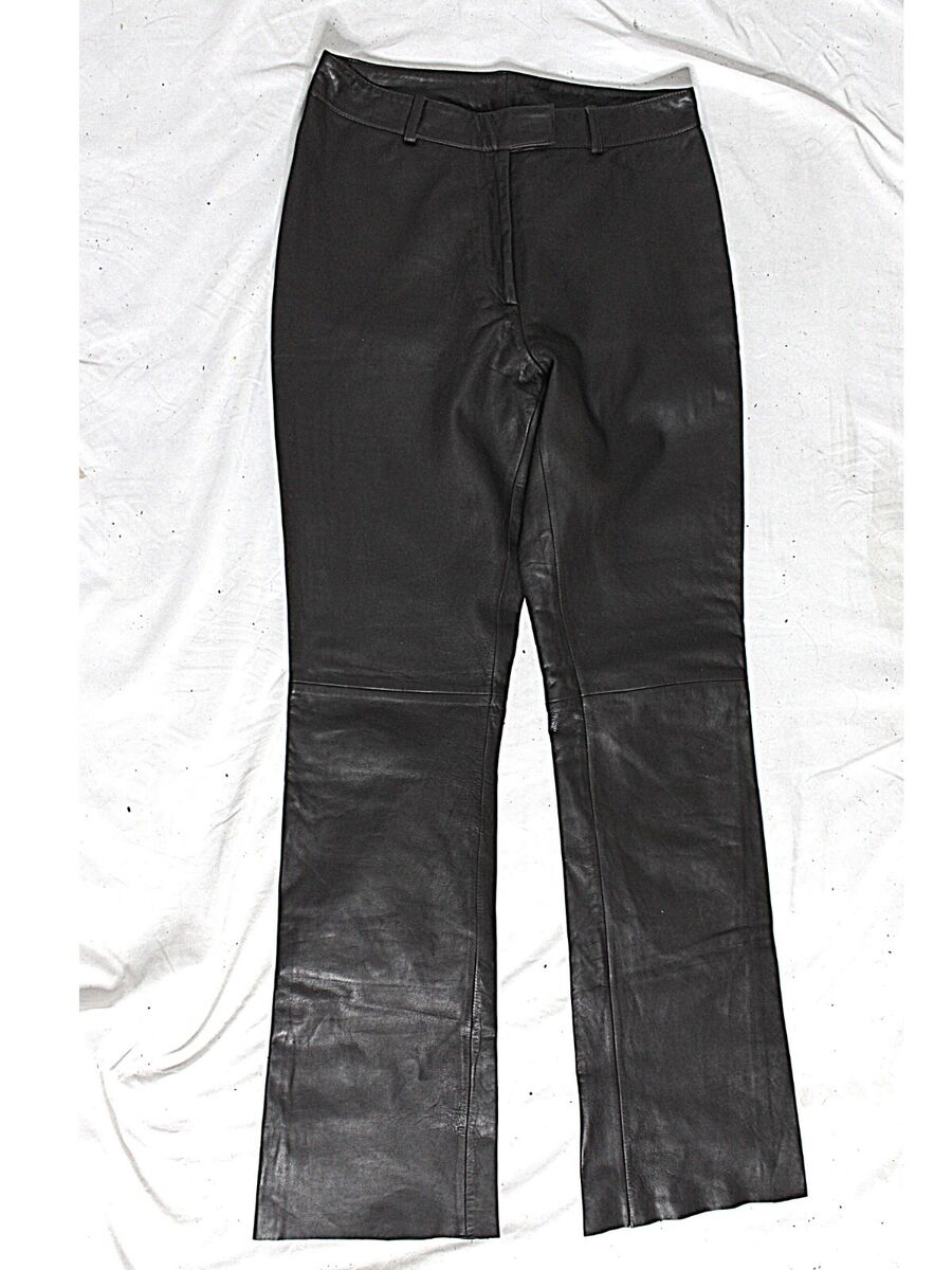 Womens Leather Pants Brown Harolds Size 6 SOFT Lambskin Womens Leather Pants Brown Harolds Size 6 SOFT Lambskin