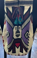 Peruvian Andean Fabric Wool Woven Backpack Rucksack