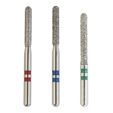 Zirconia Diamond Bur Round End Cylinder 882/014C 881/014M 881/014F Friction Grip