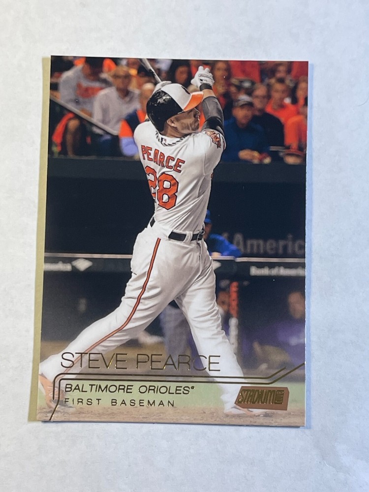Steve Pearce 2015 Topps Stadium Club Gold Foil SP #178 Baltimore Orioles