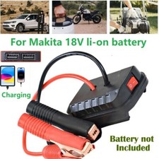 For Maikta 18V Portable Battery Jumper Starter w/ 20cm Jumper Cable Clamps 10AWG