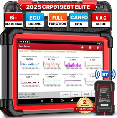 2026 LAUNCH X431 CRP919E BT KFZ OBD2 Diagnosegerät ALLE System ECU Coding DE