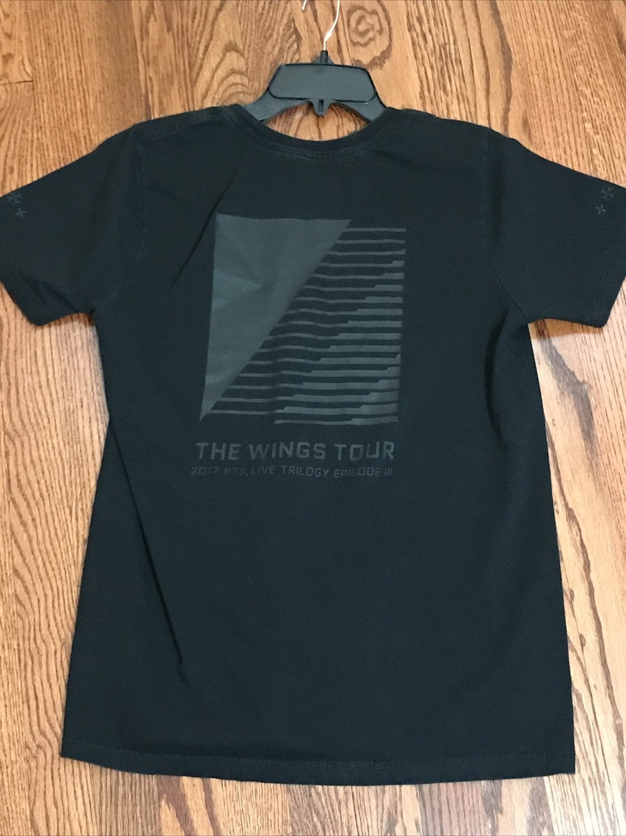 BTS The Wings Tour Shirt M K-Pop 2017 BTS Live Trilogy Episode III