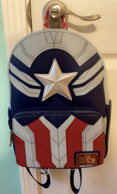 NEW WITH TAGS!! Loungefly Falcon Captain America Cosplay 