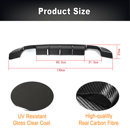 Carbon Diffusor HeckSpoiler Heckansatz Heckschürze für BMW 3er E92 E93 M-Paket - Bild 8 von 13