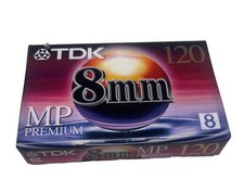 TDK MP Premium 8mm 120min Video Camcorder Cassette Tape
