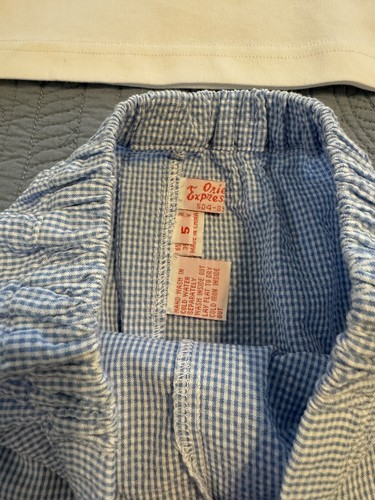 Orient Expressed Embroidered 2-piece Set. Gingham Beach Size 5 - Picture 6 of 13