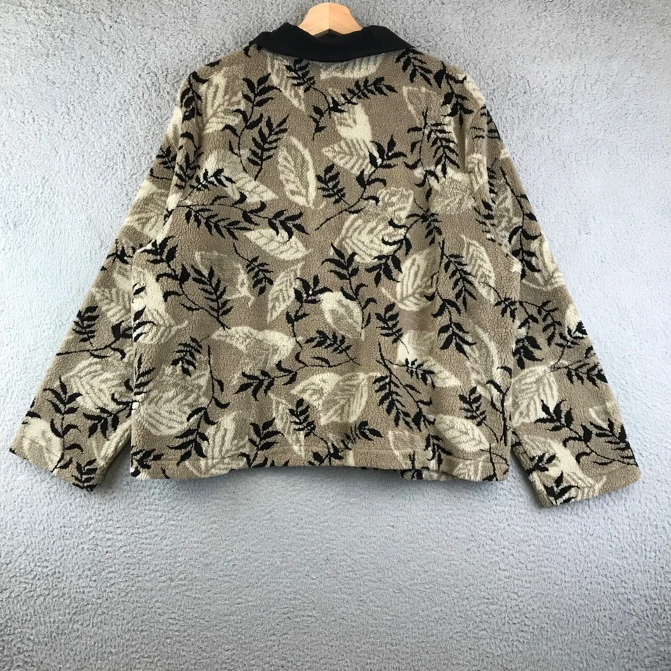 Chaqueta Vintage David Paul New York Polar Floral Talla XL Foto 2 de 4