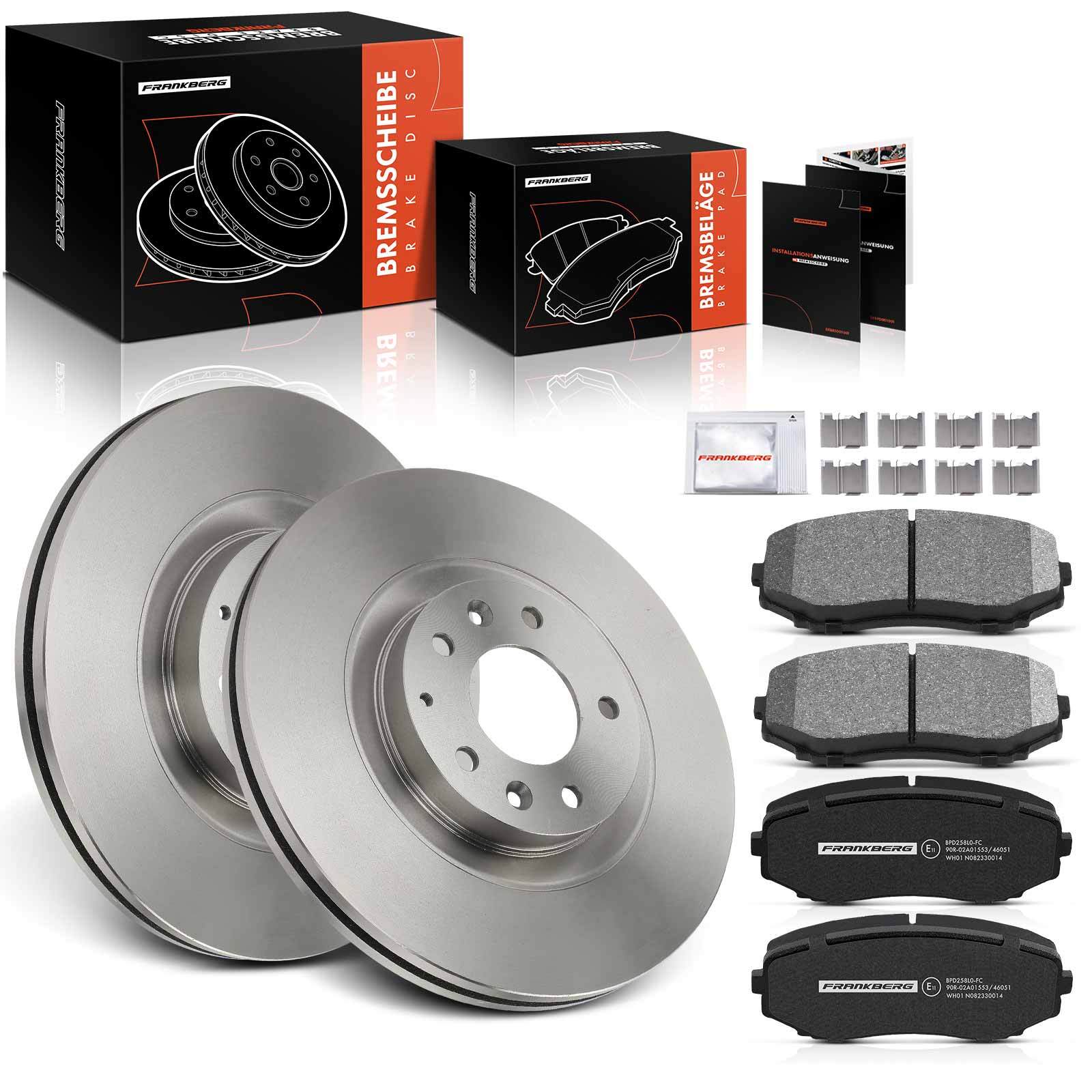 FRANKBERG Front 320mm Brake Discs & Brake Pads for Mazda CX-9 TB CX-7 ER 06-16