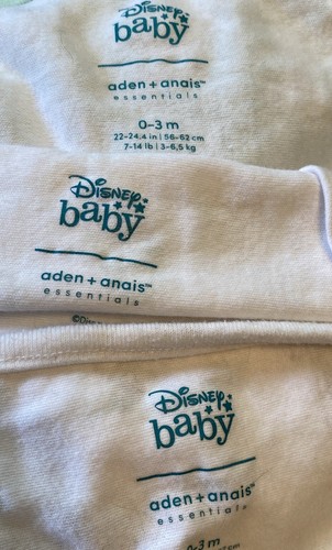 Disney Baby Aden Anais Winnie The Pooh Baby Swaddles Lot Of 3 0-3 Mos - Picture 7 of 8