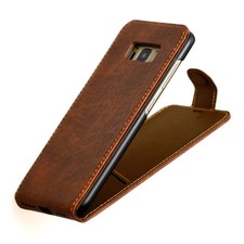 Custodia protettiva in pelle per Samsung A5 S7 S8 S9 Huawei P8 P10 P20 Apple iPhone 7 8 X