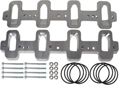 For LS1 Cathedral Port Cylinder Head to LS3 LSA ZL1 CTS-V Supercharger Adapters