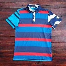 G/FORE Mixed Media Tech Jersey Slim Fit Golf Polo NWT Medium Msrp 110