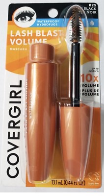 Covergirl 825 Lash Blast Mascara Very Black Waterproof Hydrofuge
