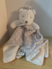 Blankets and Beyond. Baby Unisex Bear Lovey Pacifier Holder Security Blanket