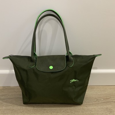longchamp olive green large tote