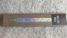 Sexxy Secret Liquid Eyebrow Pen Fine Sketch Tattoo 02 Brown