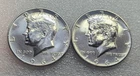 1964 Kennedy halves P & D. 90% Silver US,  BU #133A