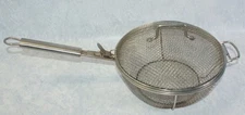 Williams Sonoma Mesh Chef's Veggie Basket BBQ Grill Pan Lid Handle
