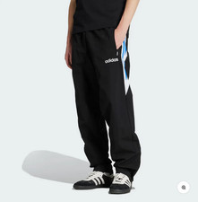 Adidas originals Woven Pants Trefoil Logo Mens Size M Black JX3054
