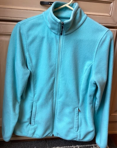 Amazon Essentials Giacca Donna in Pile Polare con Zip Turchese Taglia Large