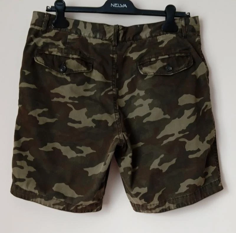 Men Pepe Jeans Shorts Brown Cotton 34 - Image 4 of 4