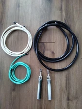 Crossrope Fitness Weighted Jump Rope Set, 1/4lb, 1/2lb, and 2lb, M8-6, Used