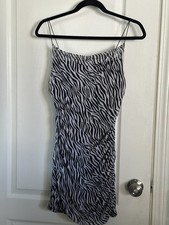 New Wild Fable Zebra Print Sleeveless Mini Dress S