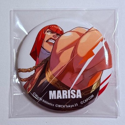 Tokyo 2025 World Athletics Street Fighter 6 Collaboration Can Badge Mariza