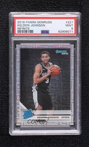 2019-20 Panini Donruss Rated Infinite Keldon Johnson #227 PSA 9 MINT Rookie RC