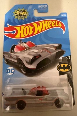 2025 Hot Wheels #103 BATMAN 3/5 TV SERIES BATMOBILE Gray