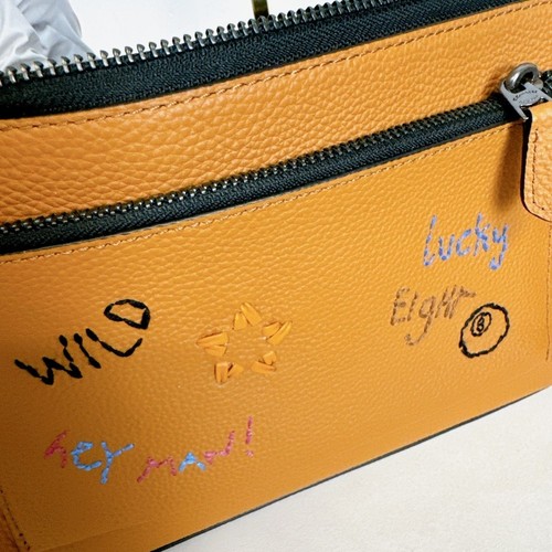 Coach C8290 Holden Crossbody With Diary Embroidery In Gunmetal/Penny Multi - Bild 6 von 9