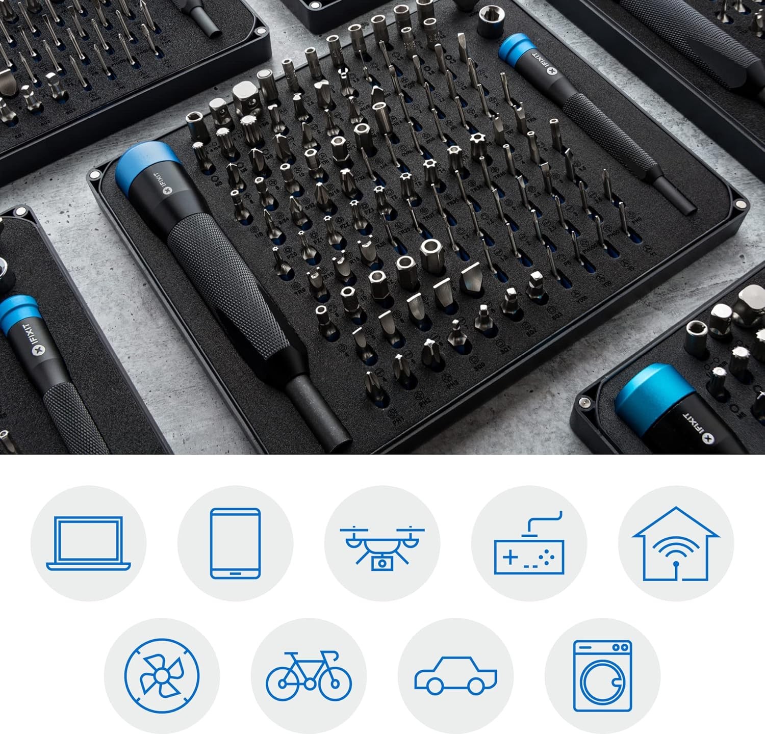 iFixit Manta Driver Kit - Household, PC, Phone, Electronics Bit Set