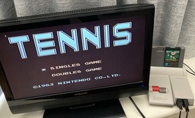 NES ~ TENNIS ~ Nintendo Game 3 Screw NES-GBR Game Cart Only Pal